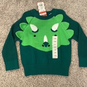 𝅺nwt 3D Dinosaur Sweater Kid’s Top | 18 Months 18M
